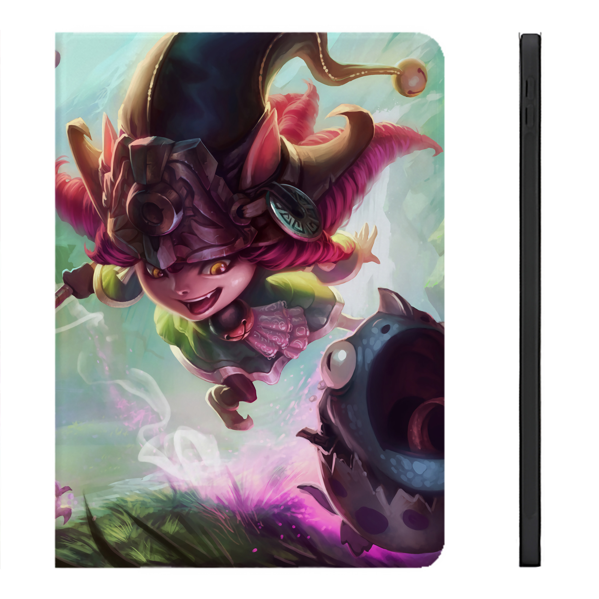 （画像用） リーグ・オブ・レジェンド League of Legends LOL IPadケース ペンホルダー付き ブックスタイルデザイン